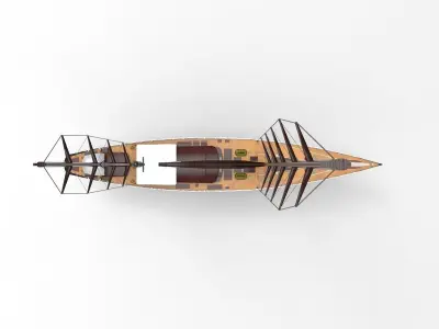 Vitters Sailling yacht 3D model