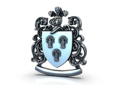 Coat of arms 3D print model shop