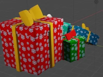 Christmas Presents 3D model