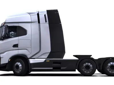 IVECO S EWAY TRUCK  2026  LOWPOLY 3D MODEL Low-poly 3D model