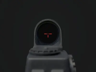 Kobra Gen 3 - Red Dot Sight - PBR Low-poly 3D model