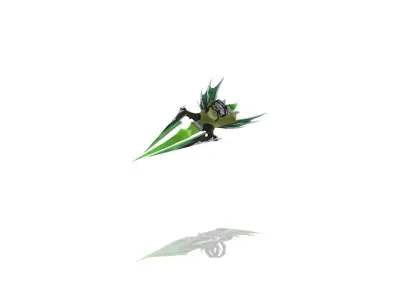 Trident Battle-Gloves Low-poly 3D model