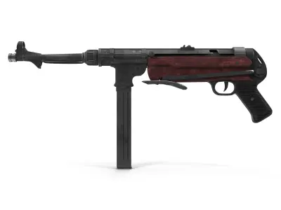 Submachine gun MP40 3D model