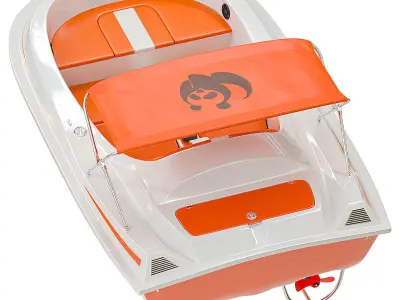 E-Motion electric pleasure boat 3D model