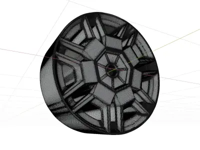 Tesla Cybertruck Wheel - 3D STL Available 3D model