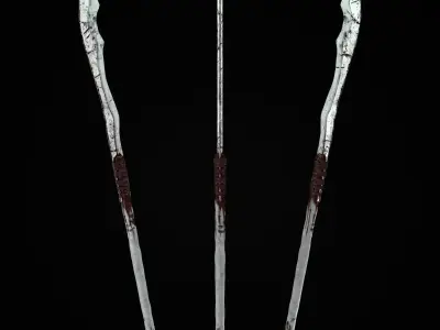 Long Sword Mark III Low-poly 3D model