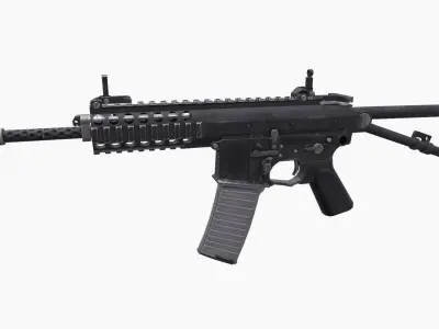 KAC PDW Low-poly 3D model