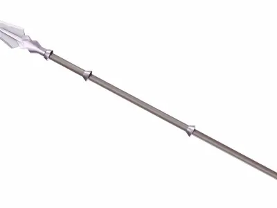 Spear 07 Low-poly 3D model