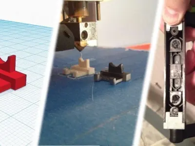 Samsonite Suitcase Handle Replacement Part 3D print model