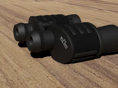 binoculars 3D model