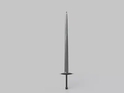 Sword Low-poly 3D model 70