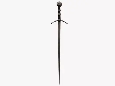 Medieval weapons Low-poly 3D model buy