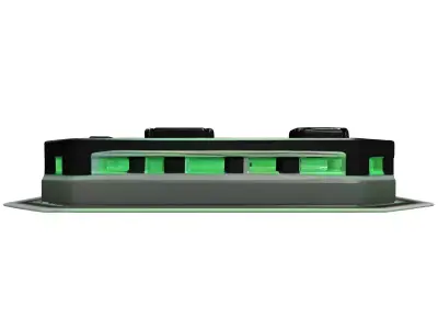 Futuristic Cyber Deck with LED 3D model