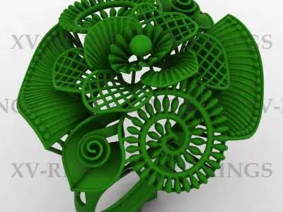 NEW TURKISH RING XV-24 3D print model
