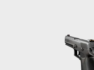 Stylized Pistol 01 Free low-poly 3D model