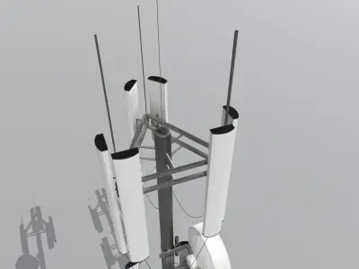 Cell Phone Towers 2 Low-poly 3D model