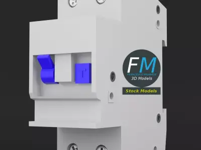 Residual current device 3D model