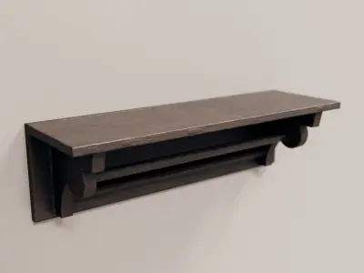 ancient shelves 3D model