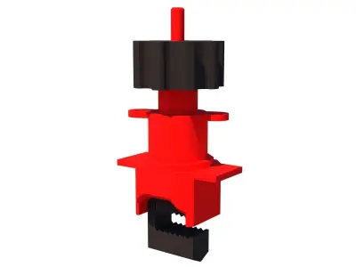 locking butterfly valves  Free 3D model