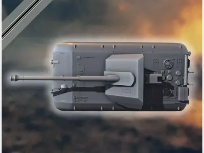 E-100 Waffentrager 88mm Pak 43 Entwicklung tank destroyer - Germ 3D print model