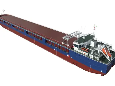 General Cargo Ship hquality 3D model