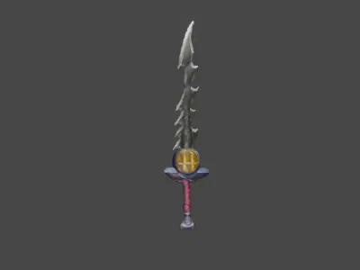 Zeloeman Sword A 7 Low-poly 3D model