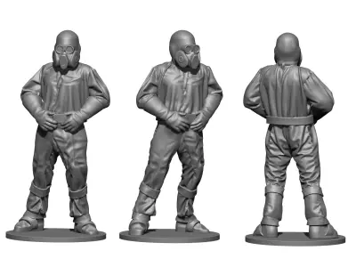 Hazmat suit 3D print model buy
