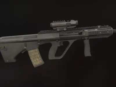 AUG A3 Low-poly 3D model purchase