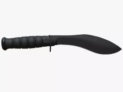 Kukri knife Low-poly 3D model get