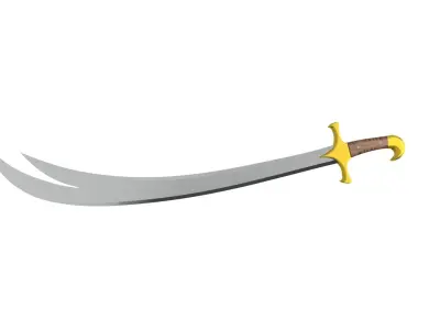 Double-headed Sword 3D model
