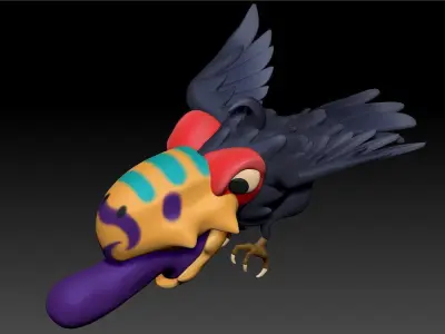 Stylized Bird 3D model purchase