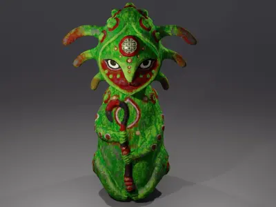 artifact Low-poly 3D model