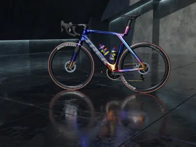 TREK - LIDL Trek Madone bike of Mads Pedersen Low-poly 3D model