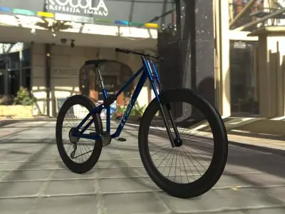 Mountain Bike Low-poly 3D model buy