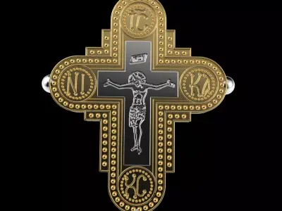 Orthodox cross 3D print model purchase