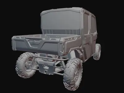 2024 BRP Can-Am Defender HD10 Limited  3D model
