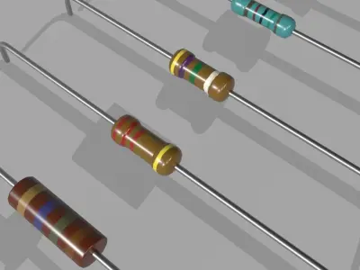 Resistor 3D model