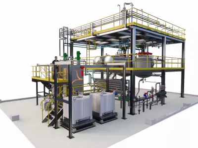 industrial tank factory industry storage equipment 3d model 2 3D model