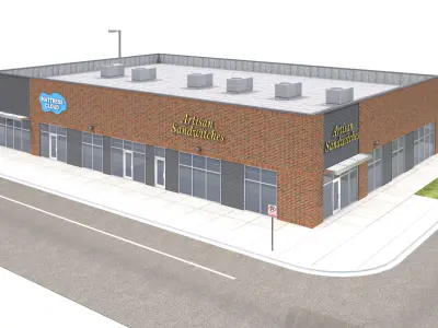 Retail-146 Retail Store 3D model