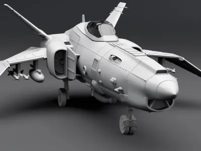 Caprica Viper Airforce Scale model 3D print model