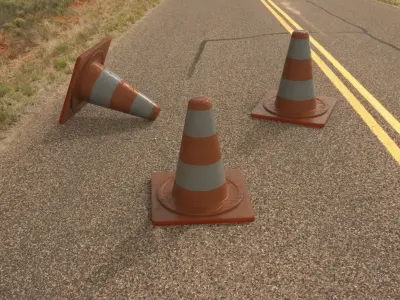 Road Cone 3D print model