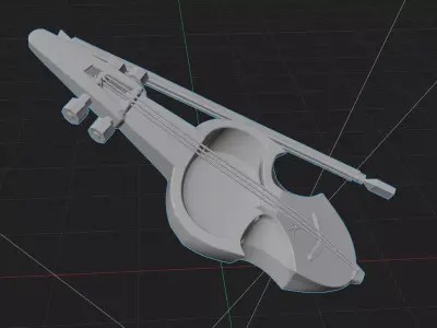 Sarangi- Musical Instrument Free 3D print model