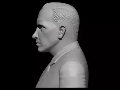 Stepan Bandera Bust 3D print model