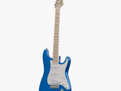 Fender Stratocaster and Fender Telecaster  purchase 3D model
