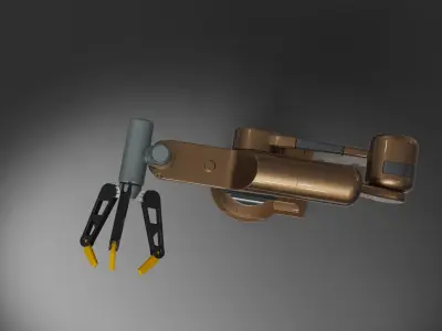 Robotic arm factory biomech hand helper  3D model