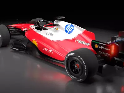 2026 Ferrari SF26 F1 v2 Update 3D model