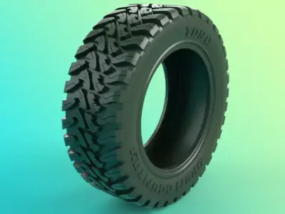 All Terrain Tire Free 3D model