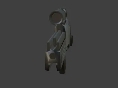 weapon g11 Low-poly 3D model