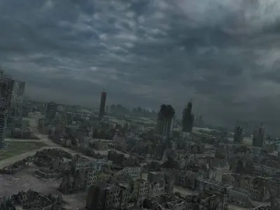  Ruined City Post Apocalyptic 