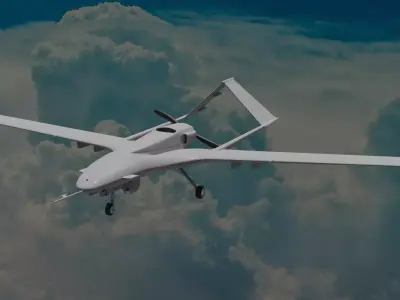 Bayraktar TB2 3D model